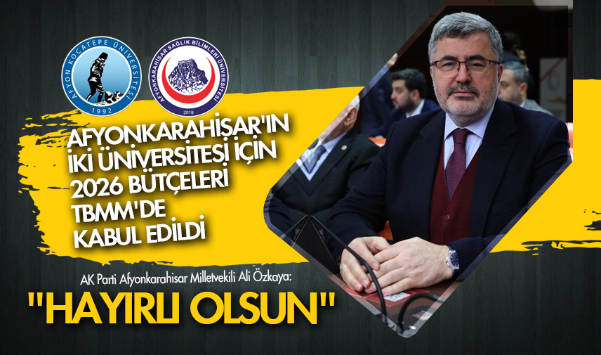 Özkaya: Hayırlı olsun